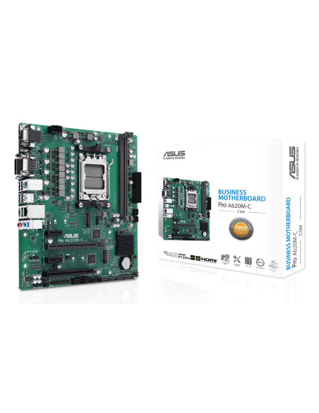 Asus Pro A620M-C-Csm Amd A620 Gniazdo Am5 Micro Atx