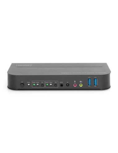 Digitus Przełącznik Kvm, 2 X 1 Hdmi, Wyjście Hdmi, Usb, 4K X 2K Przy 60 Hz