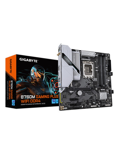 Płyta Główna Gigabyte B760M Gaming Plus Wifi Ddr4 (Wersja 1.0) | Rodzina Procesorów Intel | Gniazdo Procesora Lga1700 | Pamięć D