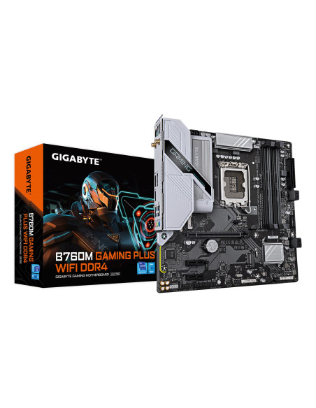Płyta Główna Gigabyte B760M Gaming Plus Wifi Ddr4 (Wersja 1.0) | Rodzina Procesorów Intel | Gniazdo Procesora Lga1700 | Pamięć D