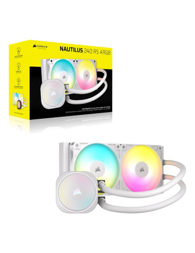 Corsair Nautilus 240 Rs Argb Liquid Procesor Chłodnica Cieczy All-In-One Biały 1 Szt.