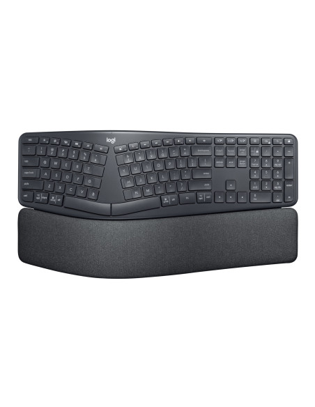 Logitech Ergo K860 For Business Klawiatura Biuro Bluetooth Niemiecki Grafitowy