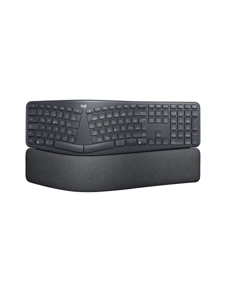 Logitech Ergo K860 For Business Klawiatura Biuro Bluetooth Niemiecki Grafitowy