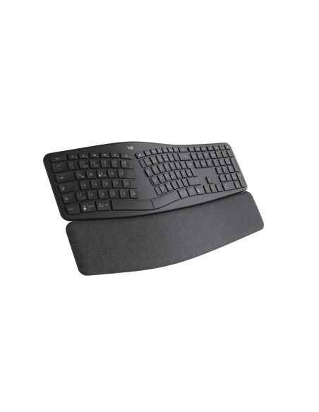 Logitech Ergo K860 For Business Klawiatura Biuro Bluetooth Niemiecki Grafitowy