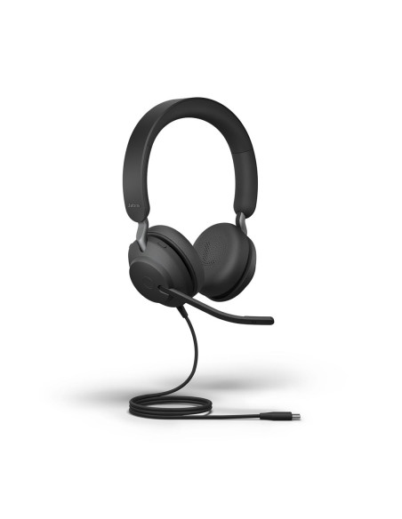 Jabra Evolve2 40 Se Zestaw Słuchawkowy Przewodowa Opaska Na Głowę Połączenia/Muzyka Usb Typu-A Czarny