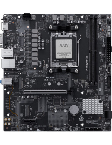Msi Pro B840M-B Płyta Główna Amd B840 Gniazdo Am5 Micro Atx