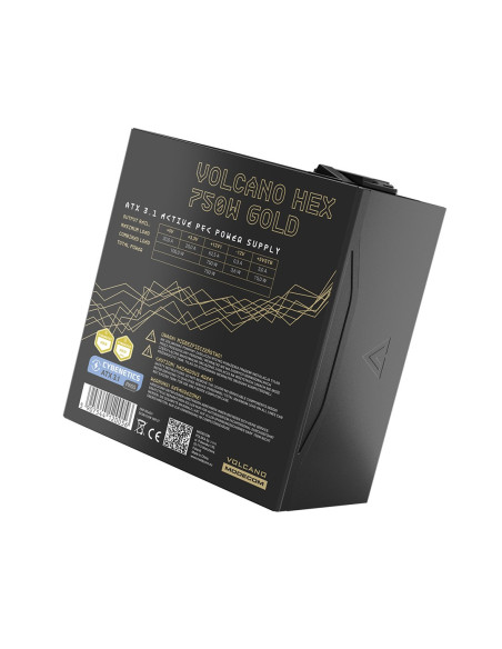 Modecom Zasilacz Volcano Hex 750W Gold Atx 3.1