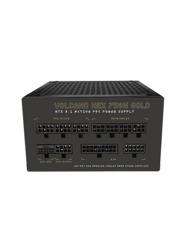 Modecom Zasilacz Volcano Hex 750W Gold Atx 3.1