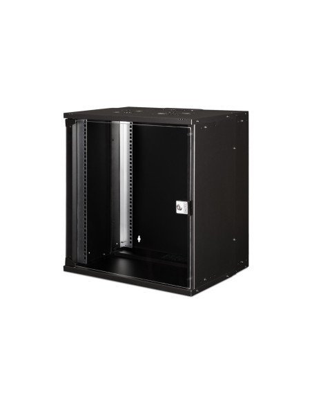 Szafa Sieciowa Wisząca 19" 12U, Soho Pro 595 X 540 X 400 Mm, Drzwi Szyba, Czarny, Niezłożona, 60Kg