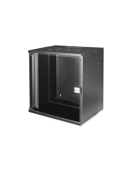 Szafa Sieciowa Wisząca 19" 12U, Soho Pro 595 X 540 X 400 Mm, Drzwi Szyba, Czarny, Niezłożona, 60Kg