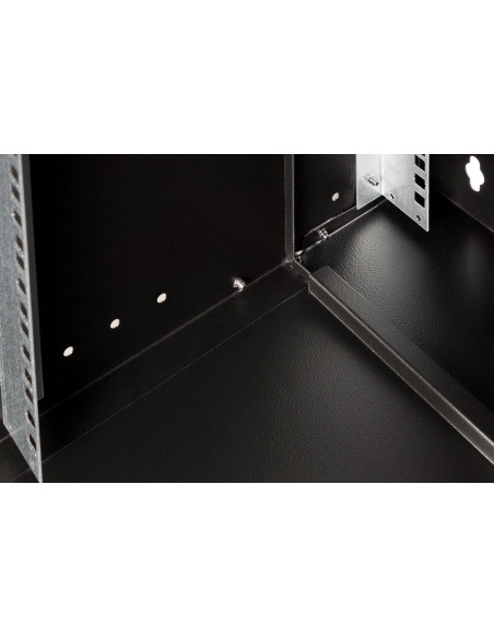 Szafa Sieciowa Wisząca 19" 12U, Soho Pro 595 X 540 X 400 Mm, Drzwi Szyba, Czarny, Niezłożona, 60Kg