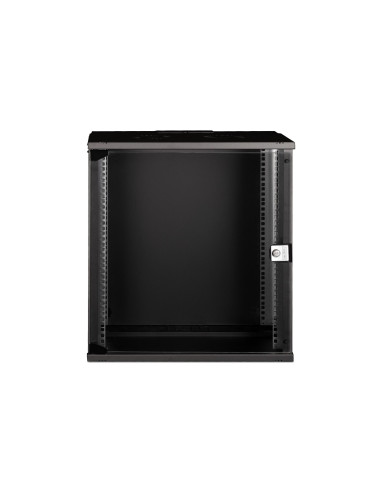Szafa Sieciowa Wisząca 19" 12U, Soho Pro 595 X 540 X 400 Mm, Drzwi Szyba, Czarny, Niezłożona, 60Kg