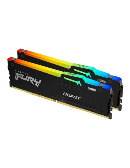 Kingston Technology Fury Beast Rgb Moduł Pamięci 16 Gb 2 X 8 Gb Ddr5 5200 Mt/S