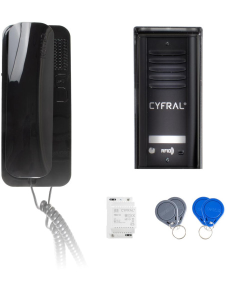 Domofon Cyfral Cosmo - Czarny