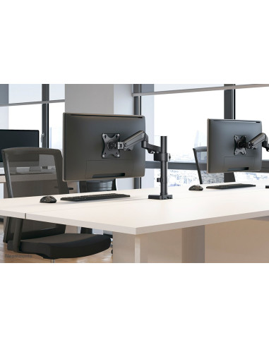 Neomounts Ds70-750Bl1 Uchwyt / Stojak Do Monitorów 68,6 Cm (27") Biurko Czarny