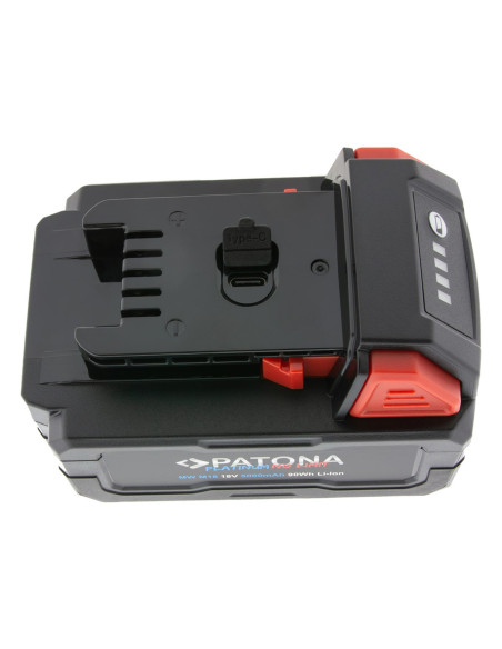 Patona Platinum 18V Akumulator Do Milwaukee M18 Z Portem Usb-C Pd45W