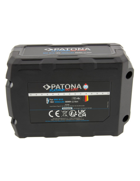 Patona Platinum 18V Akumulator Do Milwaukee M18 Z Portem Usb-C Pd45W
