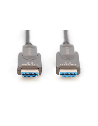 Digitus Hybrydowy Kabel Światłowodowy 4K Aoc Hdmi Z 10M Odłączanym Wtykiem