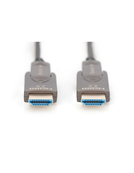 Digitus Hybrydowy Kabel Światłowodowy 4K Aoc Hdmi Z 10M Odłączanym Wtykiem