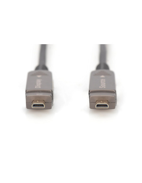 Digitus Hybrydowy Kabel Światłowodowy 4K Aoc Hdmi Z 10M Odłączanym Wtykiem