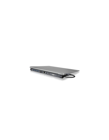 Icy Box Ib-Dk2102-C Przewodowa Usb 3.2 Gen 1 (3.1 Gen 1) Type-C Antracyt, Czarny