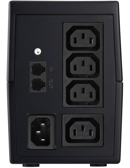 Powerwalker Vi 850Se Lcd/Iec Zasilacz Ups Technologia Line-Interactive 0,85 Kva 480 W 4 X Gniazdo Sieciowe