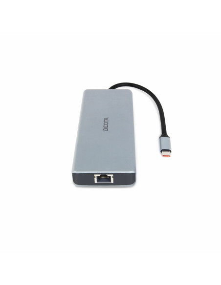 Dicota D32065 Huby I Koncentratory Usb 3.2 Gen 1 (3.1 Gen 1) Type-C Srebrny