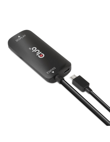 Club3D Cac-1336 Adapter Kablowy 1 M Hdmi + Usb Usb Type-C Czarny