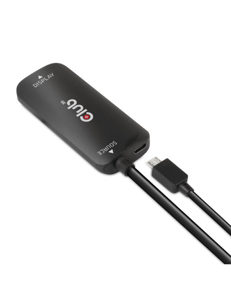 Club3D Cac-1336 Adapter Kablowy 1 M Hdmi + Usb Usb Type-C Czarny