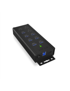 Icy Box Ib-Hub1703-Qc3 Usb 3.2 Gen 1 (3.1 Gen 1) Type-B 5000 Mbit/S Czarny 2