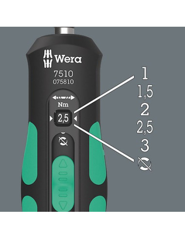Wkrętak Dynamometryczny Safe-Torque Speed 7510,1-3 Nm, 1/4''