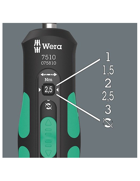Wkrętak Dynamometryczny Safe-Torque Speed 7510,1-3 Nm, 1/4''