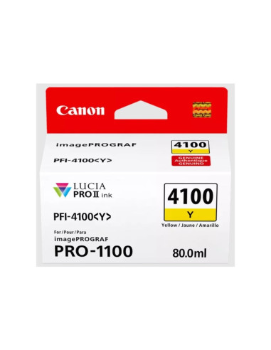 Canon Lucia Pro Ii Nabój Z Tuszem 1 Szt. Oryginalny Standardowa Wydajność Żółty