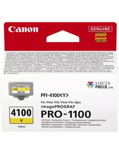 Canon Lucia Pro Ii Nabój Z Tuszem 1 Szt. Oryginalny Standardowa Wydajność Żółty