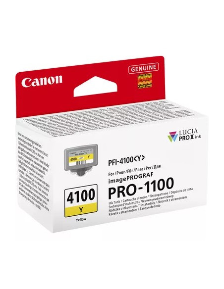 Canon Lucia Pro Ii Nabój Z Tuszem 1 Szt. Oryginalny Standardowa Wydajność Żółty