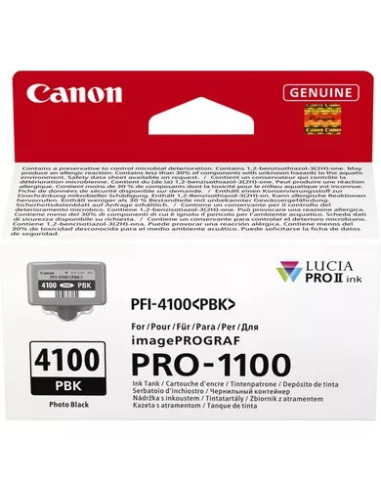 Canon Lucia Pro Ii Nabój Z Tuszem 1 Szt. Oryginalny Standardowa Wydajność Czarny Fotograficzny