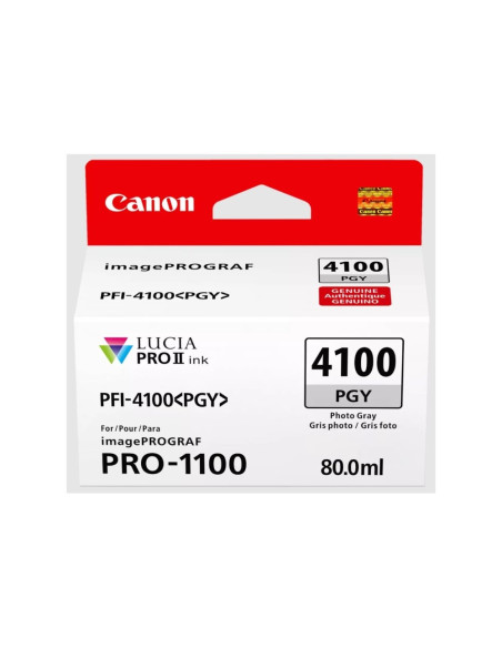 Canon Lucia Pro Ii Nabój Z Tuszem 1 Szt. Oryginalny Standardowa Wydajność Szary Fotograficzny