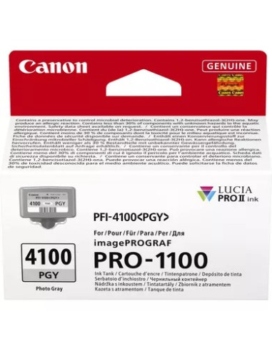 Canon Lucia Pro Ii Nabój Z Tuszem 1 Szt. Oryginalny Standardowa Wydajność Szary Fotograficzny