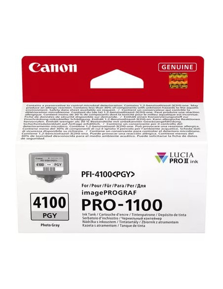 Canon Lucia Pro Ii Nabój Z Tuszem 1 Szt. Oryginalny Standardowa Wydajność Szary Fotograficzny