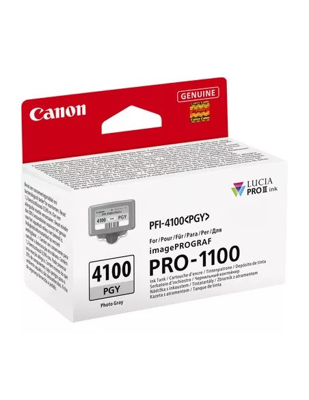 Canon Lucia Pro Ii Nabój Z Tuszem 1 Szt. Oryginalny Standardowa Wydajność Szary Fotograficzny