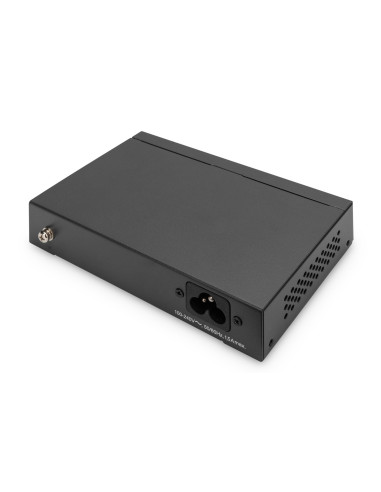 Digitus Przełącznik Gigabit Ethernet Poe, 4 Porty Poe + 1 Port Uplink, Dostępna Moc Zasilania Poe: 60 W