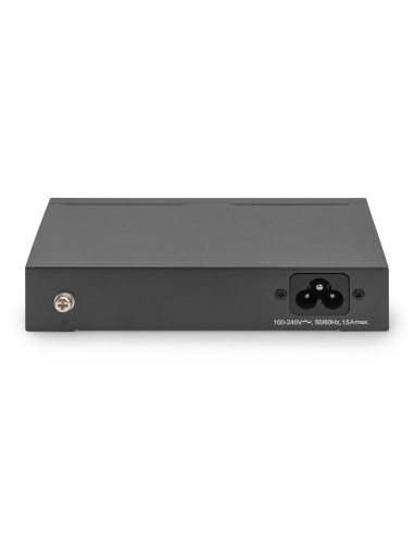 Digitus Przełącznik Gigabit Ethernet Poe, 4 Porty Poe + 1 Port Uplink, Dostępna Moc Zasilania Poe: 60 W