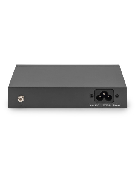 Digitus Przełącznik Gigabit Ethernet Poe, 4 Porty Poe + 1 Port Uplink, Dostępna Moc Zasilania Poe: 60 W