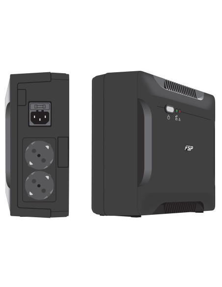 Fsp Nano 800 Zasilacz Ups Czuwanie (Offline) 0,8 Kva 480 W 2 X Gniazdo Sieciowe