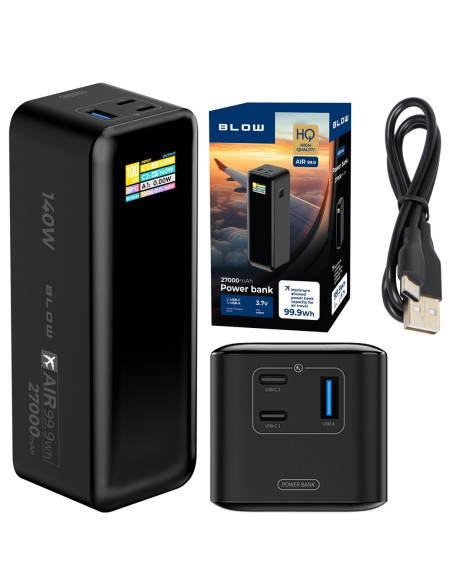 Blow Power Bank 27000Mah Pd 140W Air99.9 Czarny