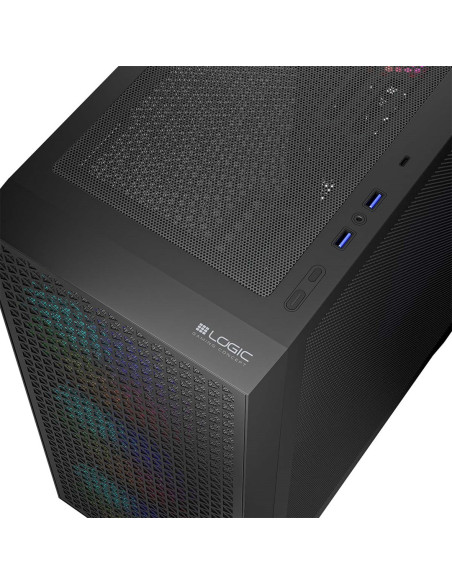 Logic Obudowa Dart Pro Argb Midi Usb Type-C Czarna