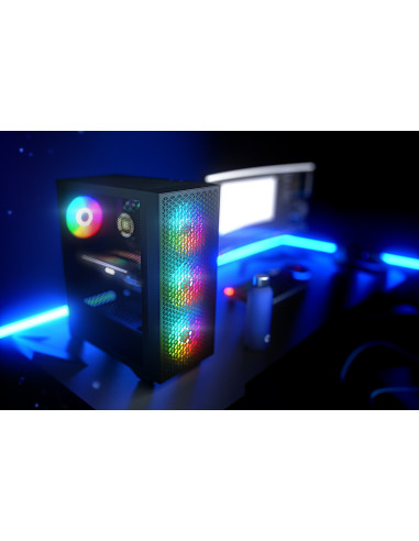 Logic Obudowa Dart Pro Argb Midi Usb Type-C Czarna