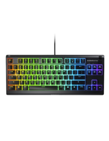 Klawiatura Gamingowa Steelseries Apex 3 Tenkeyless Klawiatura Do Gier Światło Led Rgb Amerykańskie Przewodowe Przełączniki Whisp
