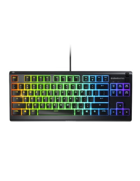 Klawiatura Gamingowa Steelseries Apex 3 Tenkeyless Klawiatura Do Gier Światło Led Rgb Amerykańskie Przewodowe Przełączniki Whisp