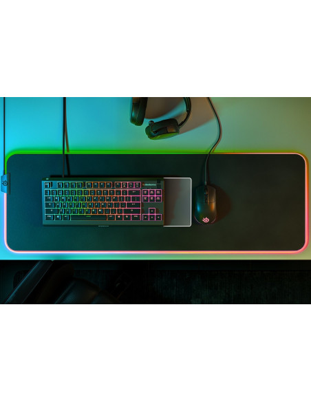 Klawiatura Gamingowa Steelseries Apex 3 Tenkeyless Klawiatura Do Gier Światło Led Rgb Amerykańskie Przewodowe Przełączniki Whisp
